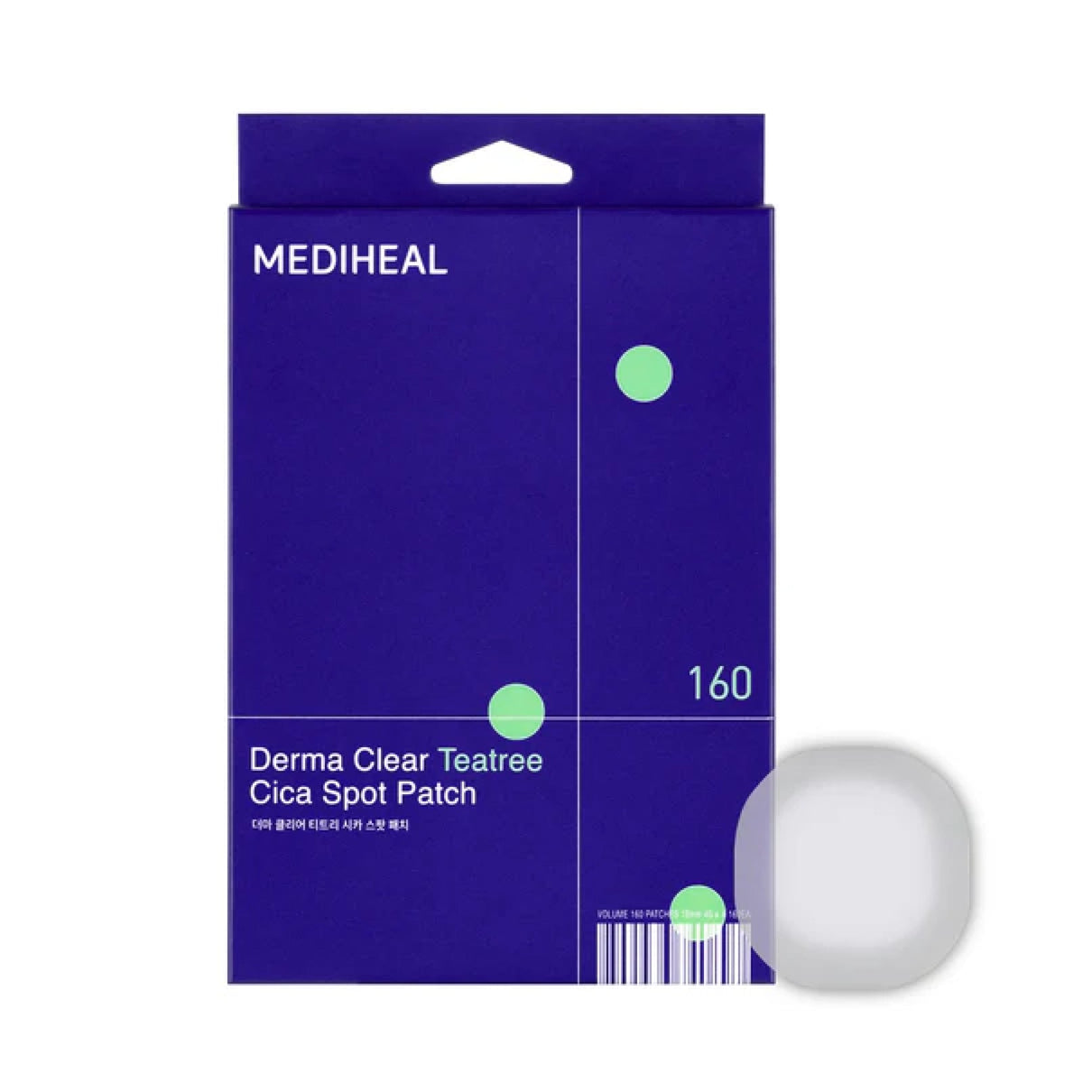 MEDIHEAL Derma Clear Teatree Cica Spot Patch 160