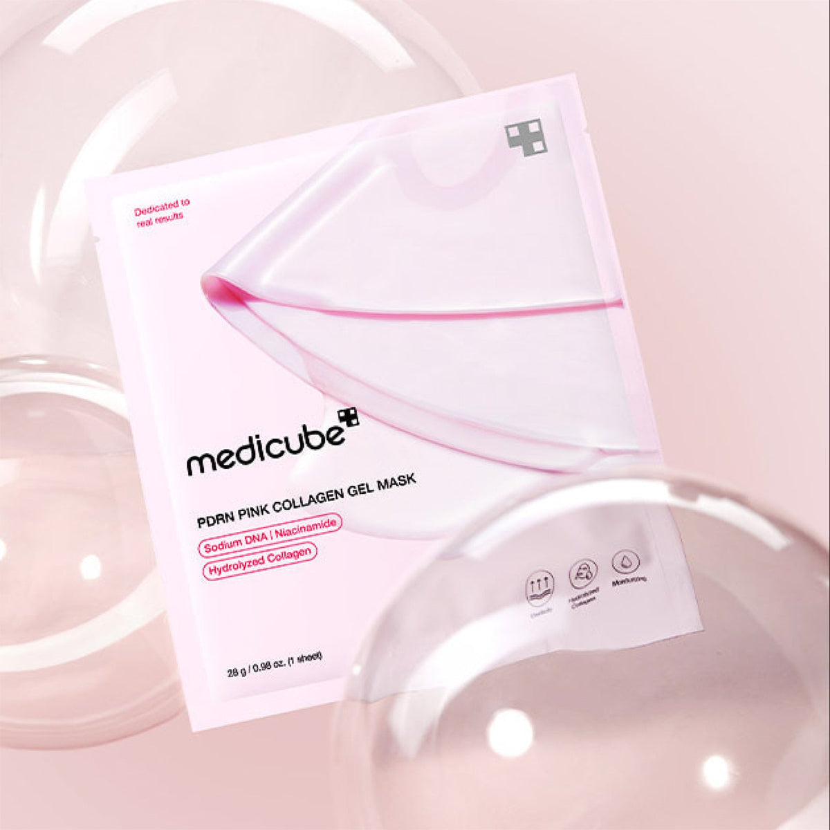 Medicube PDRN Pink Collagen Gel Mask 4 Sheets