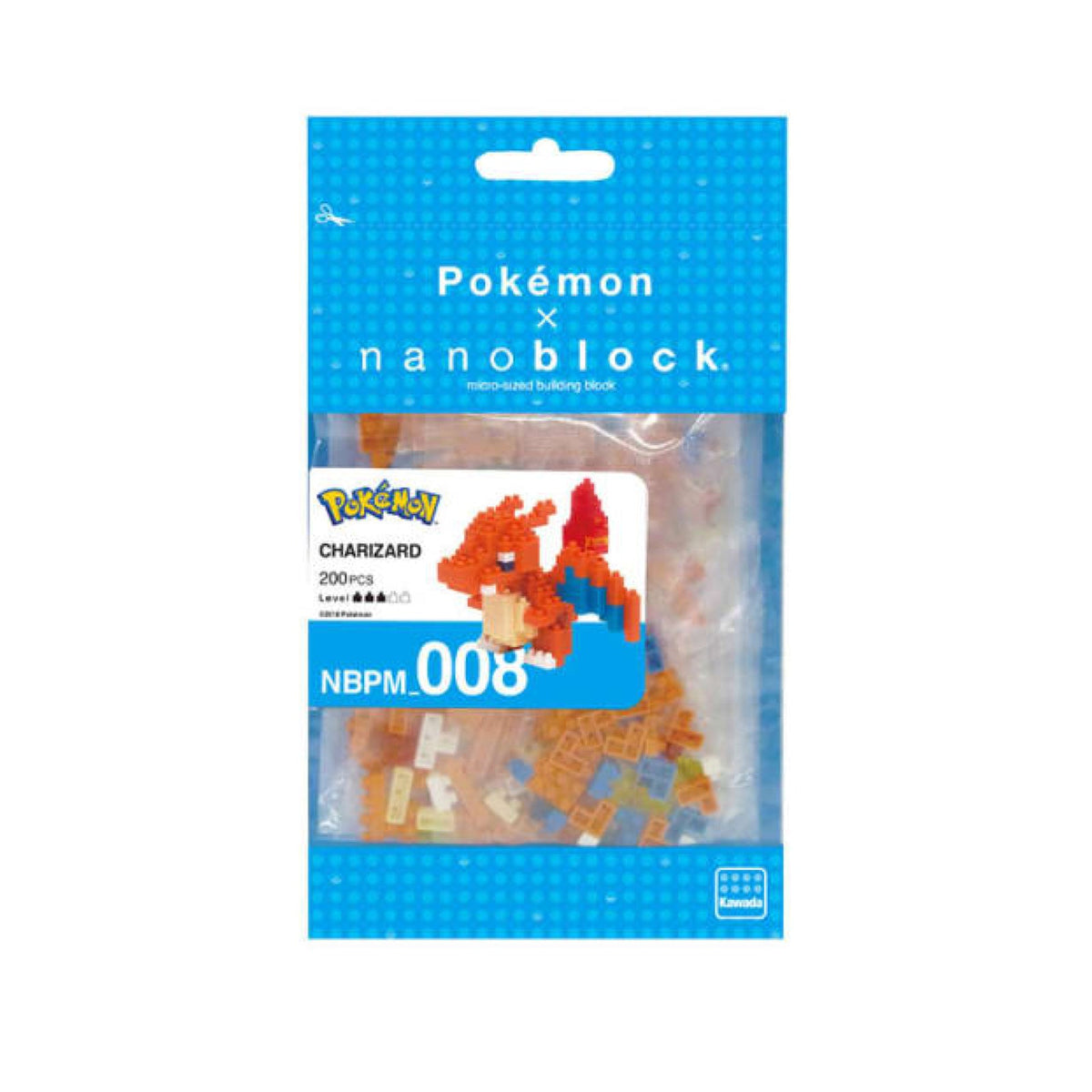 Kawada nanoblock Pokémon Charizard NBPM_008 Building Set