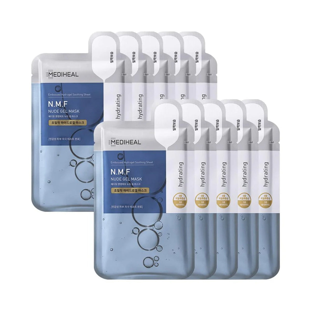 MEDIHEAL N.M.F Nude Gel Mask 10 Sheets