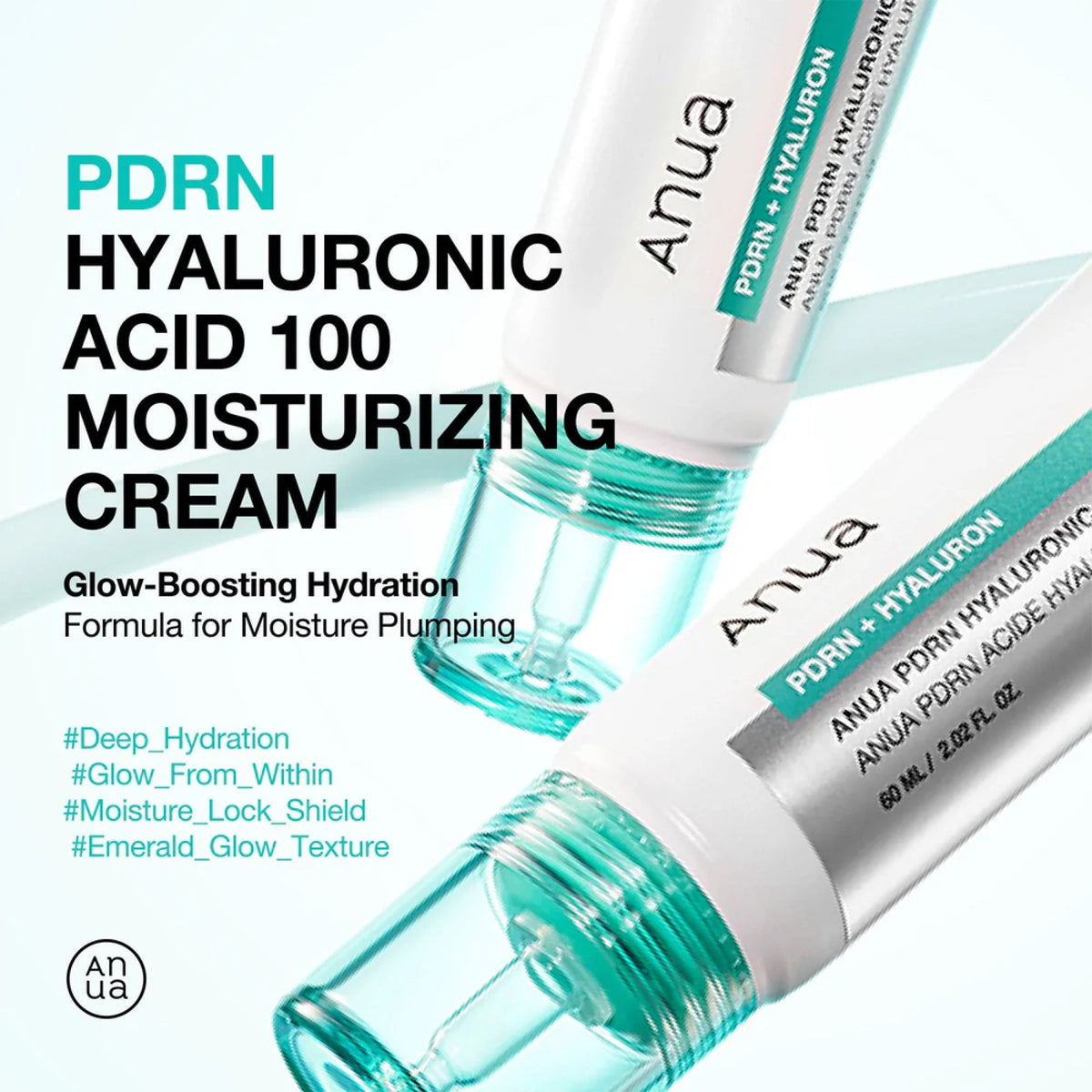 ANUA PDRN Hyaluronic Acid 100 Moisturizing Cream 60 ml