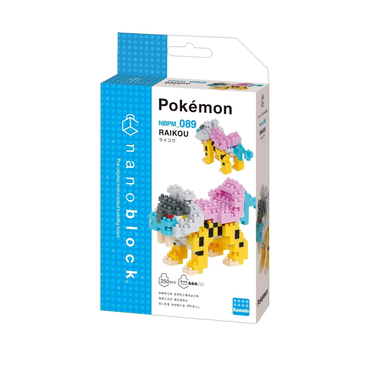 Kawada nanoblock Pokémon Raikou NBPM_089 Building Set