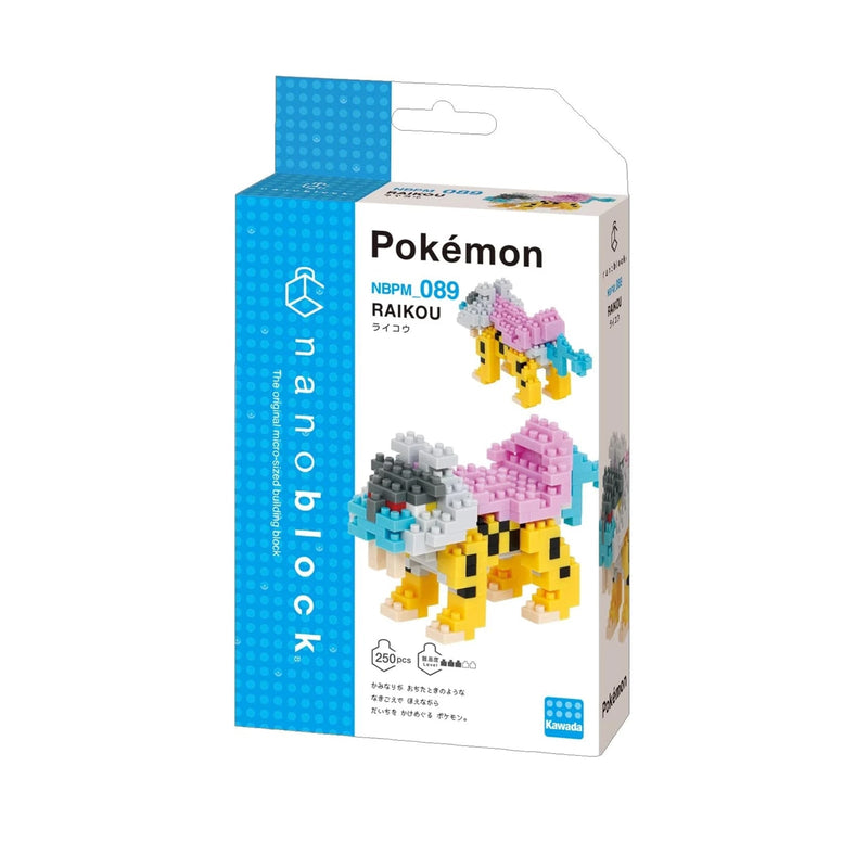 Kawada nanoblock Pokémon Raikou NBPM_089 Building Set