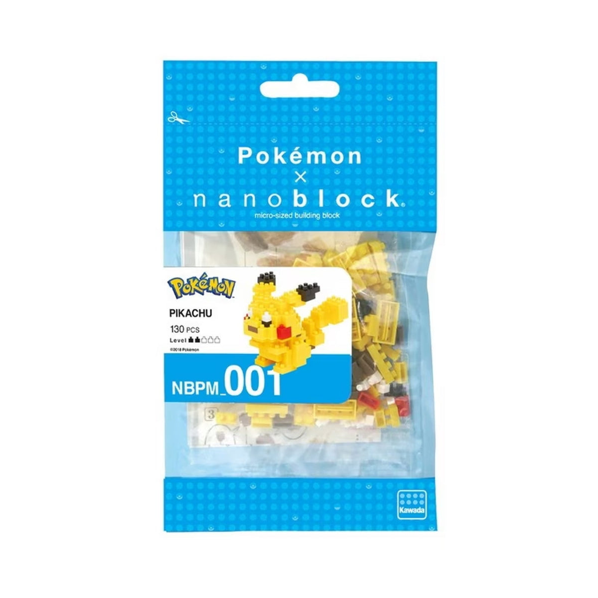 Kawada nanoblock Pokémon Pikachu NBPM_001 Building Set