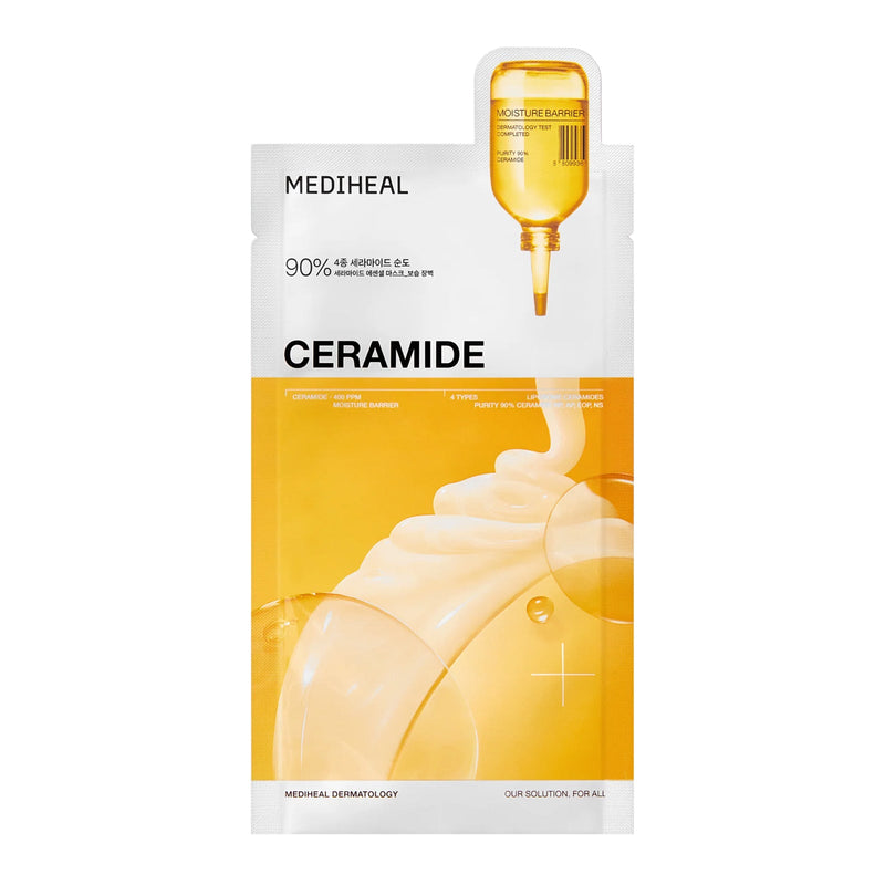 MEDIHEAL Ceramide Essential Mask Moisture Barrier Mask Sheet 1 Box (10 Sheets)