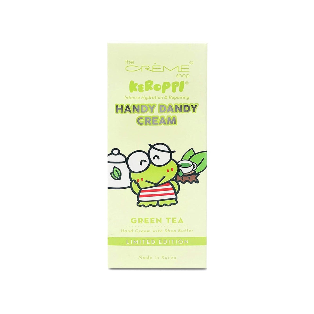 The Crème Shop Keroppi Handy Dandy Cream Green Tea 50 ml