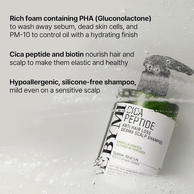SOME BY MI Cica Peptide Derma Scalp Shampoo, 9.63 fl oz (285 mL)