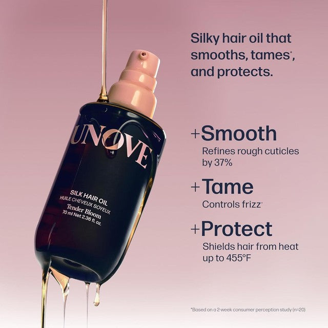 UNOVE Silk Shine Hair Oil For Damaged Hair, 2.36 fl oz (70 mL)