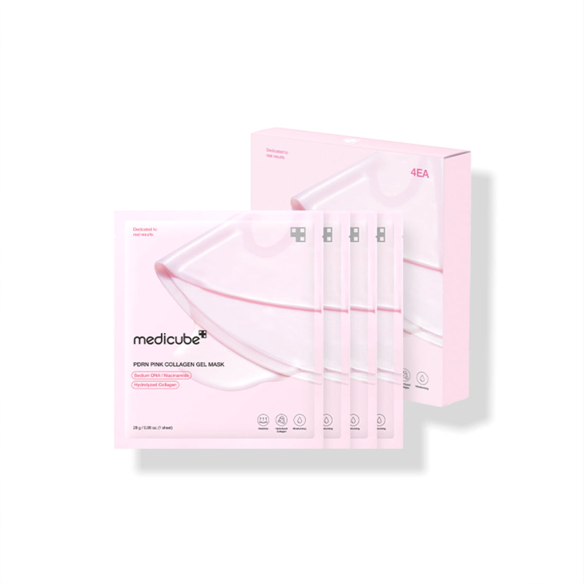 Medicube PDRN Pink Collagen Gel Mask 4 Sheets