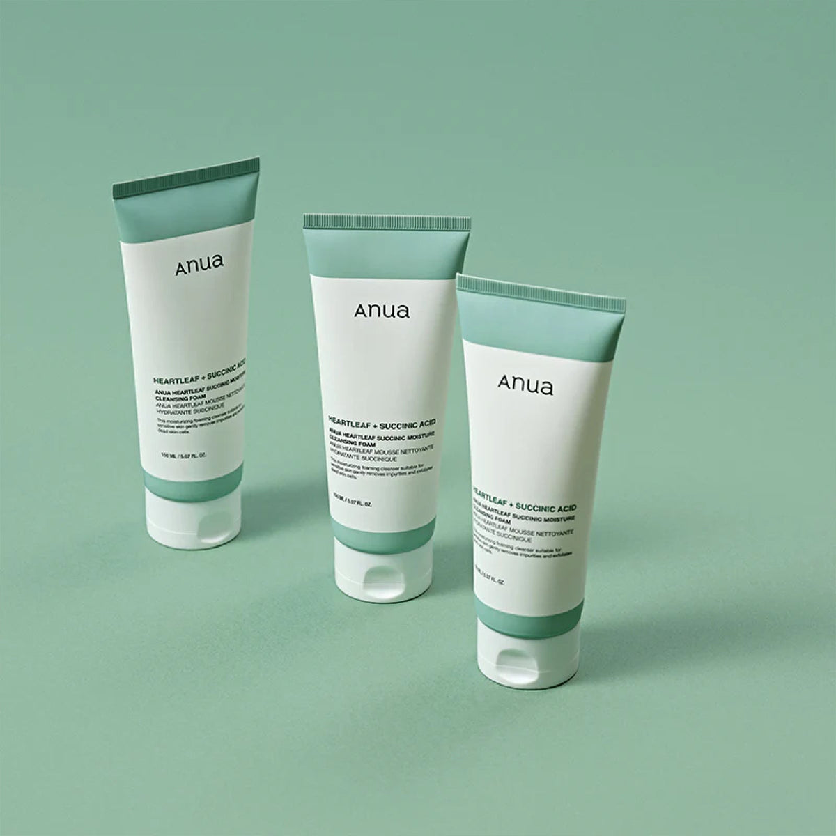 ANUA Heartleaf Succinic Moisture Cleansing Foam 150 ml