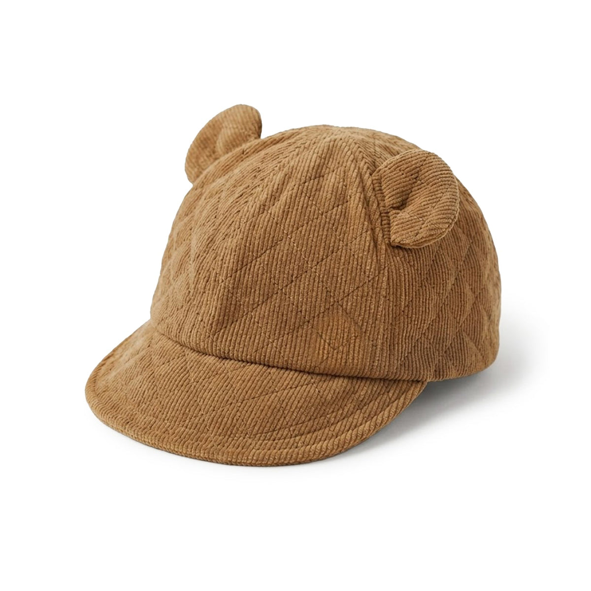 MA Goods Toddler Bear Ear Corduroy Baseball Cap