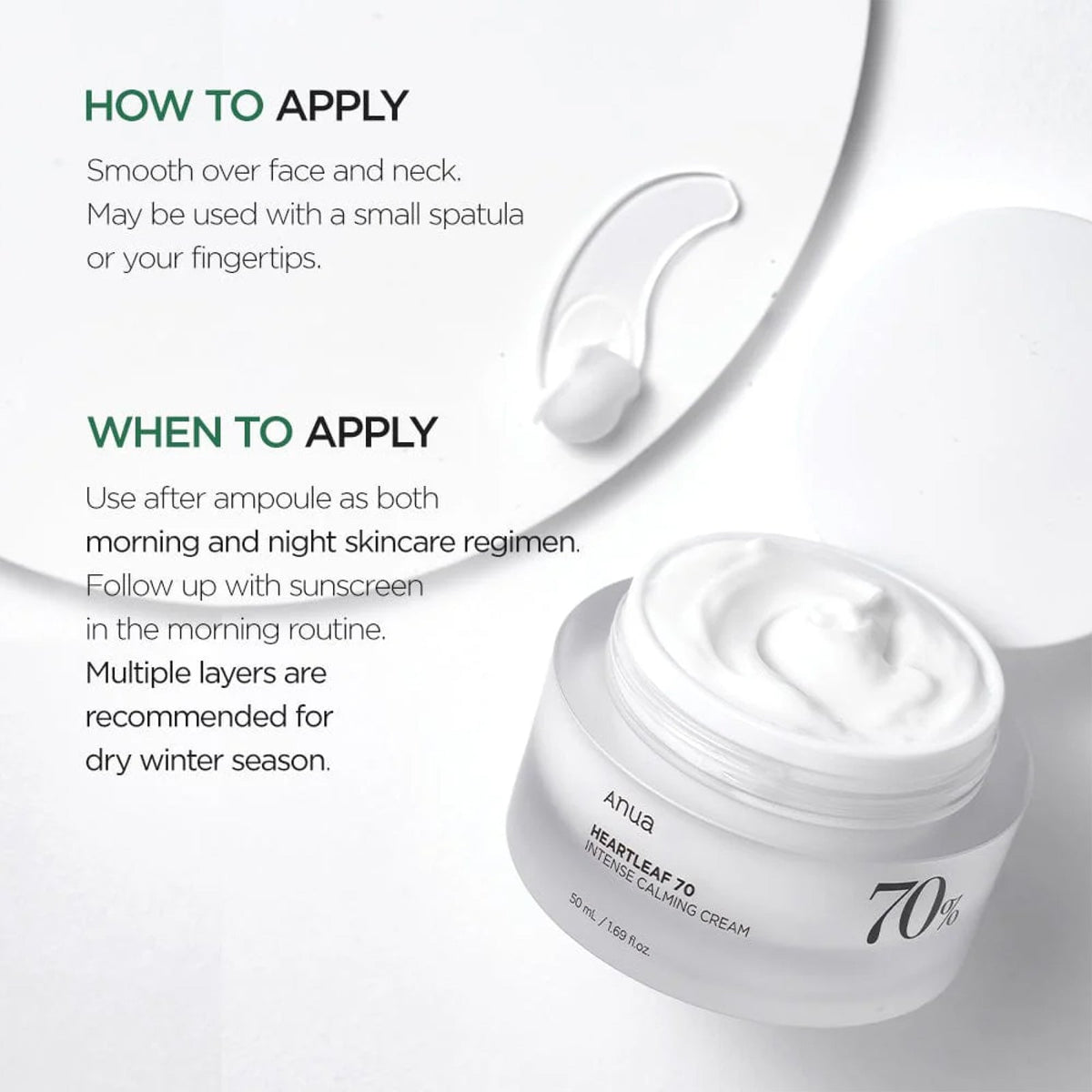 ANUA Heartleaf 70 Intense Calming Cream 50 ml