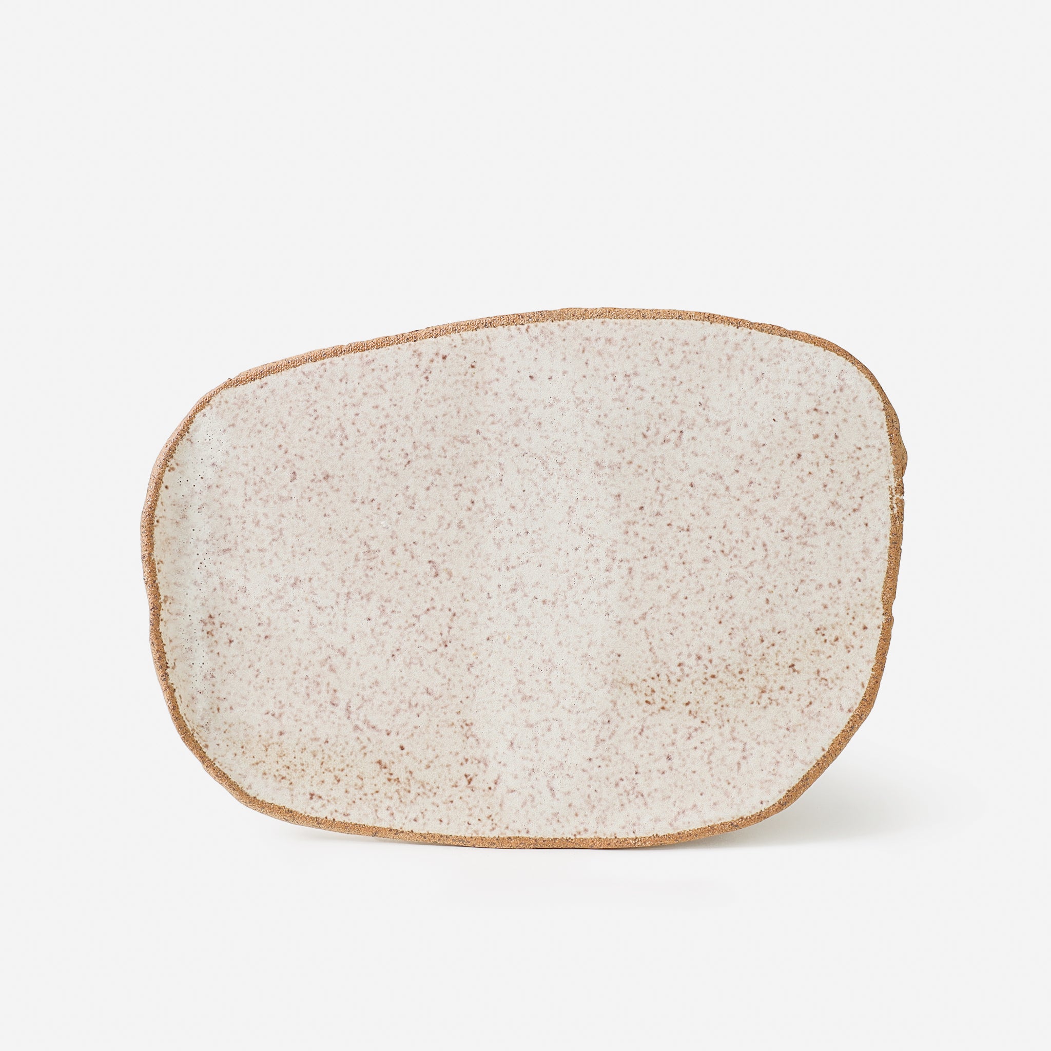 Cream Ceramic Bread Tray