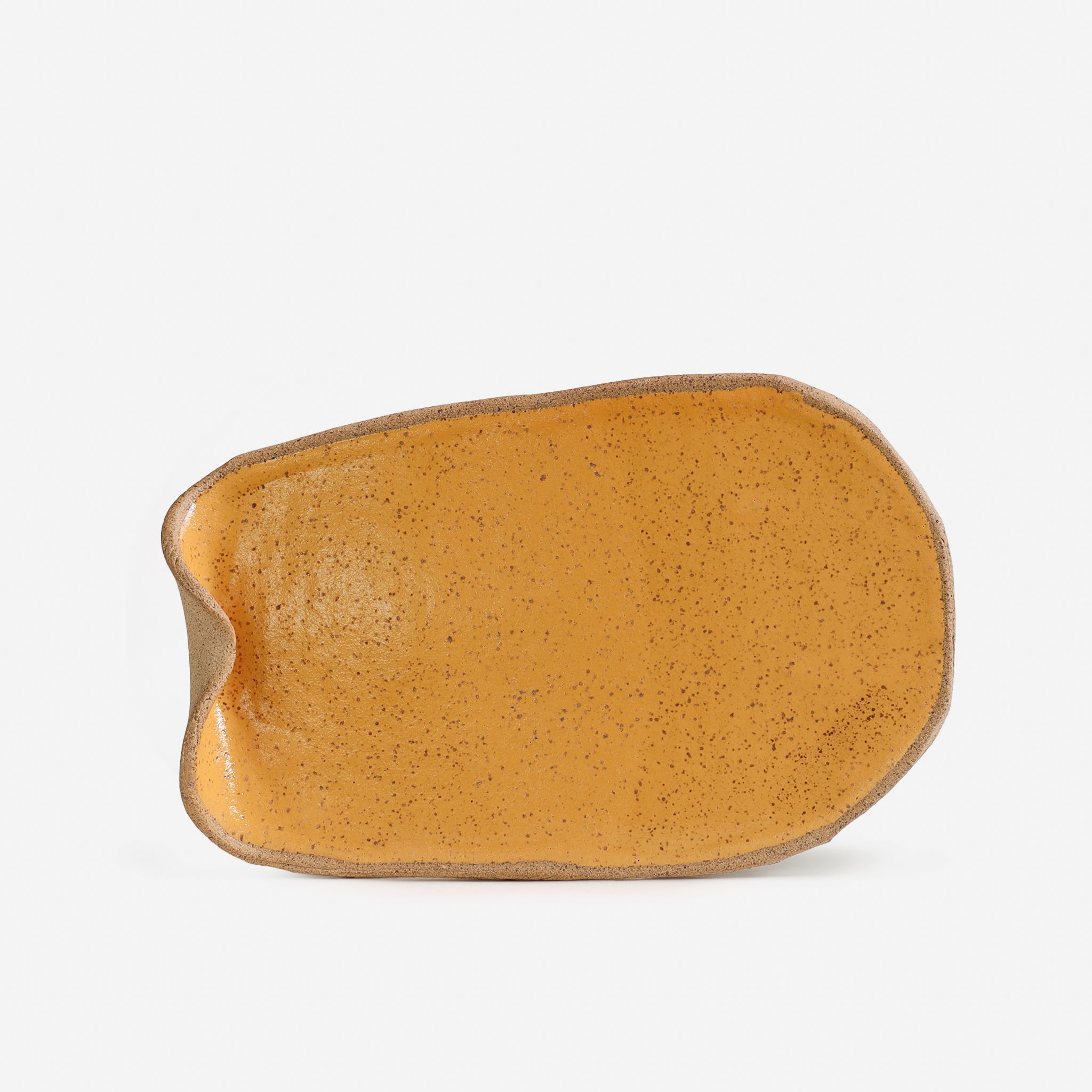 Mustard Ceramic Bread Tray