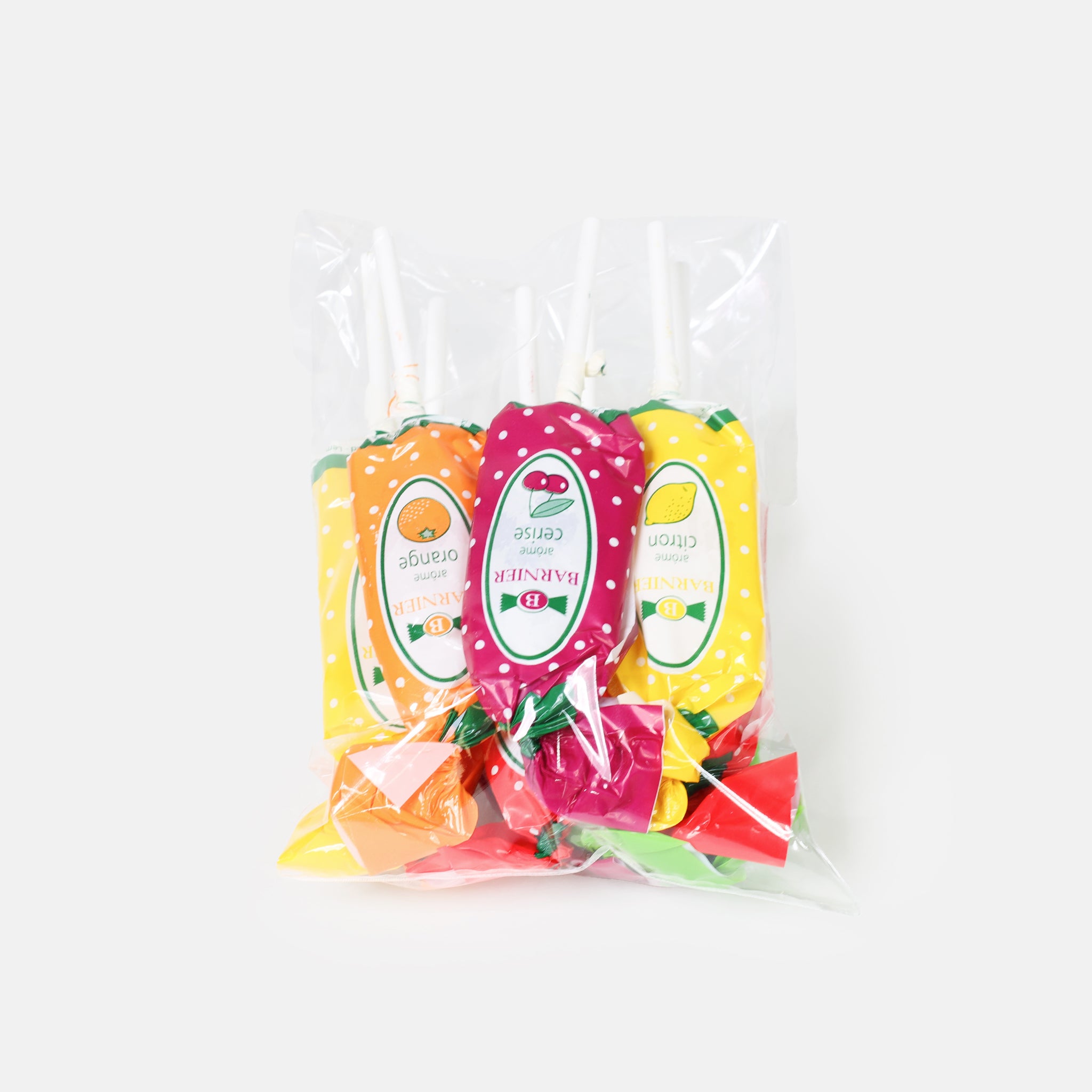 Fruit Flavored Lollipops, 10pc