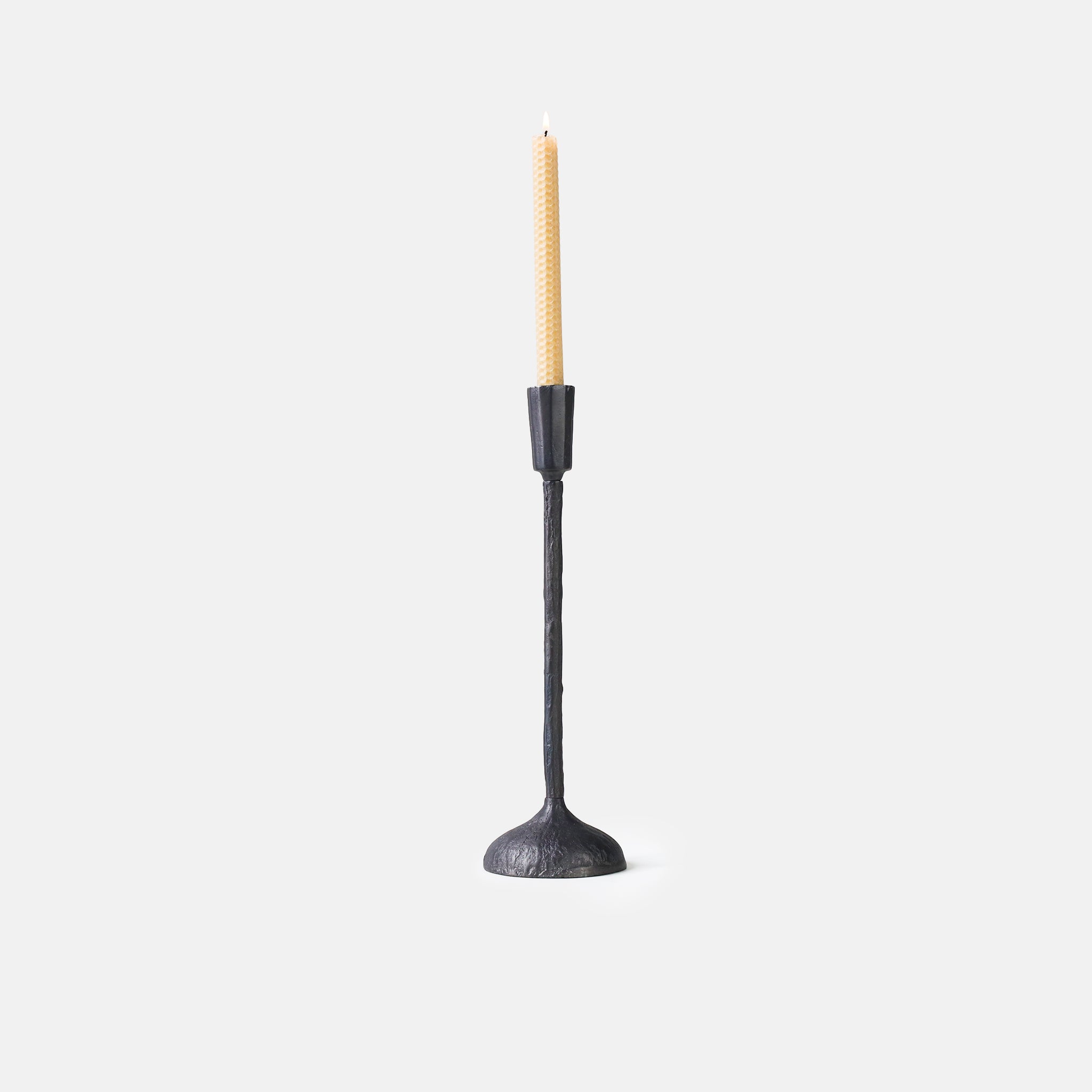 Matte Black Candle Holder