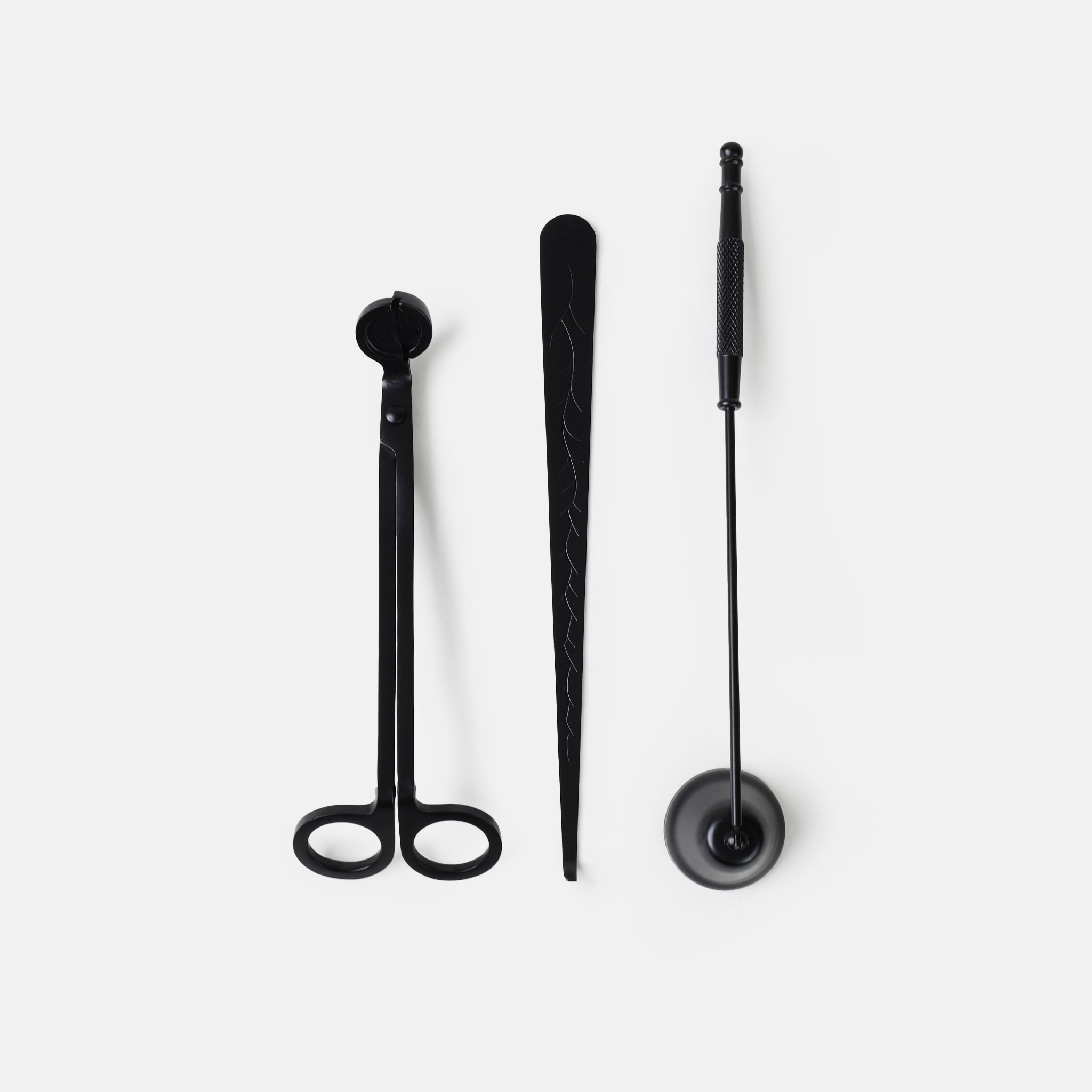 Black Candle Accessory Set, 3pc