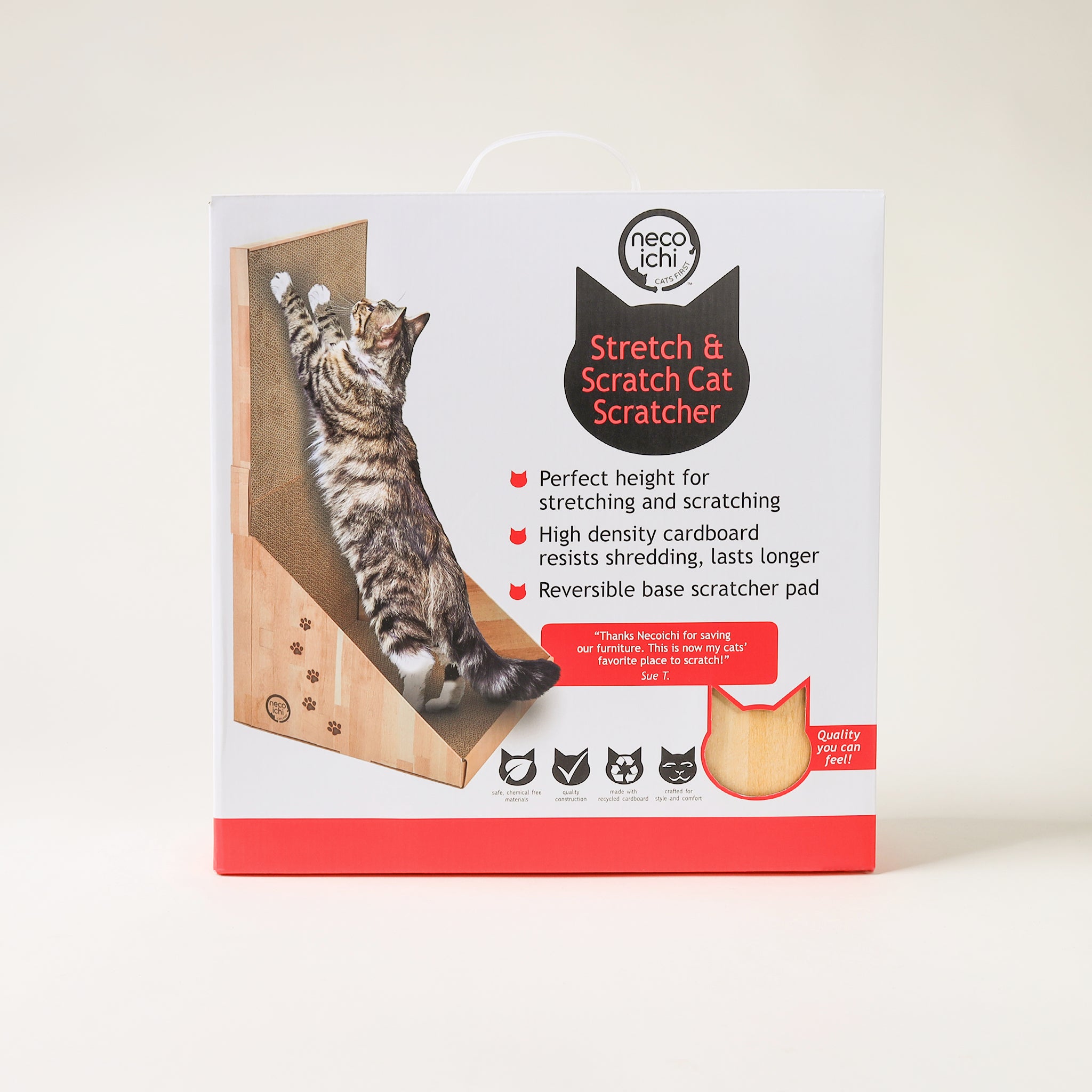 Stretch & Scratch Wall Cat Scratcher