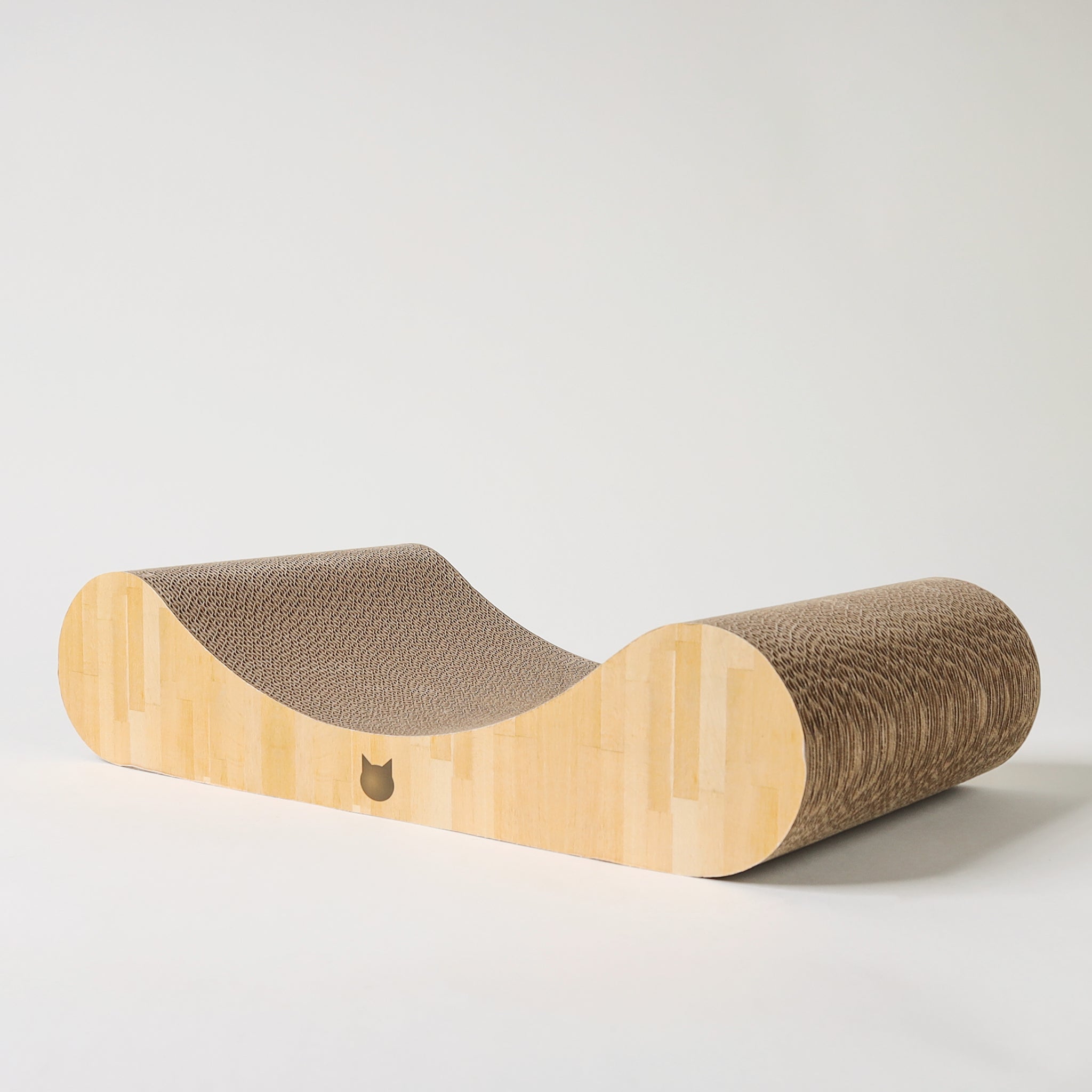 Oak Comfort Curved Cat Lounger