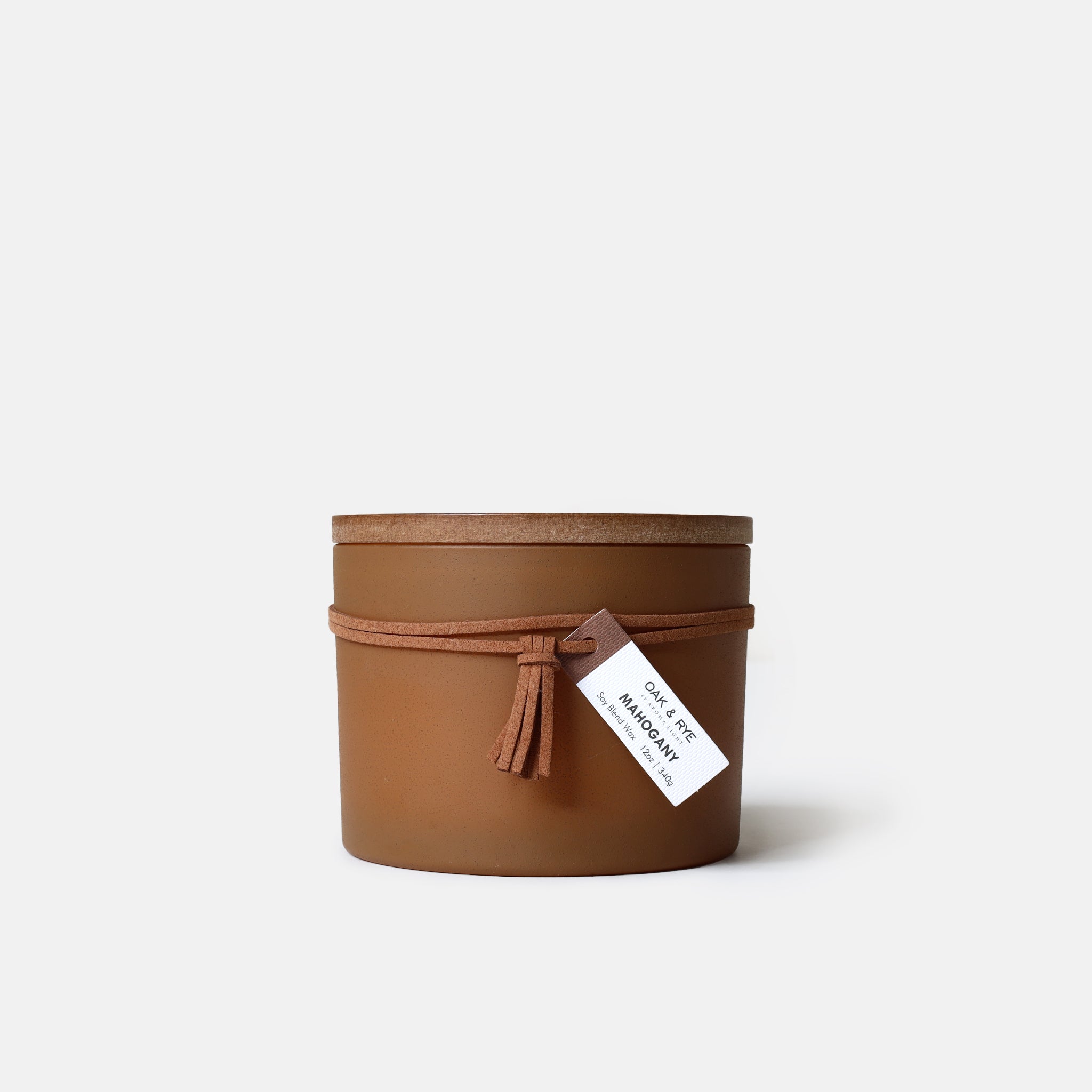 Oak & Rye Scented Candle, Mahogany