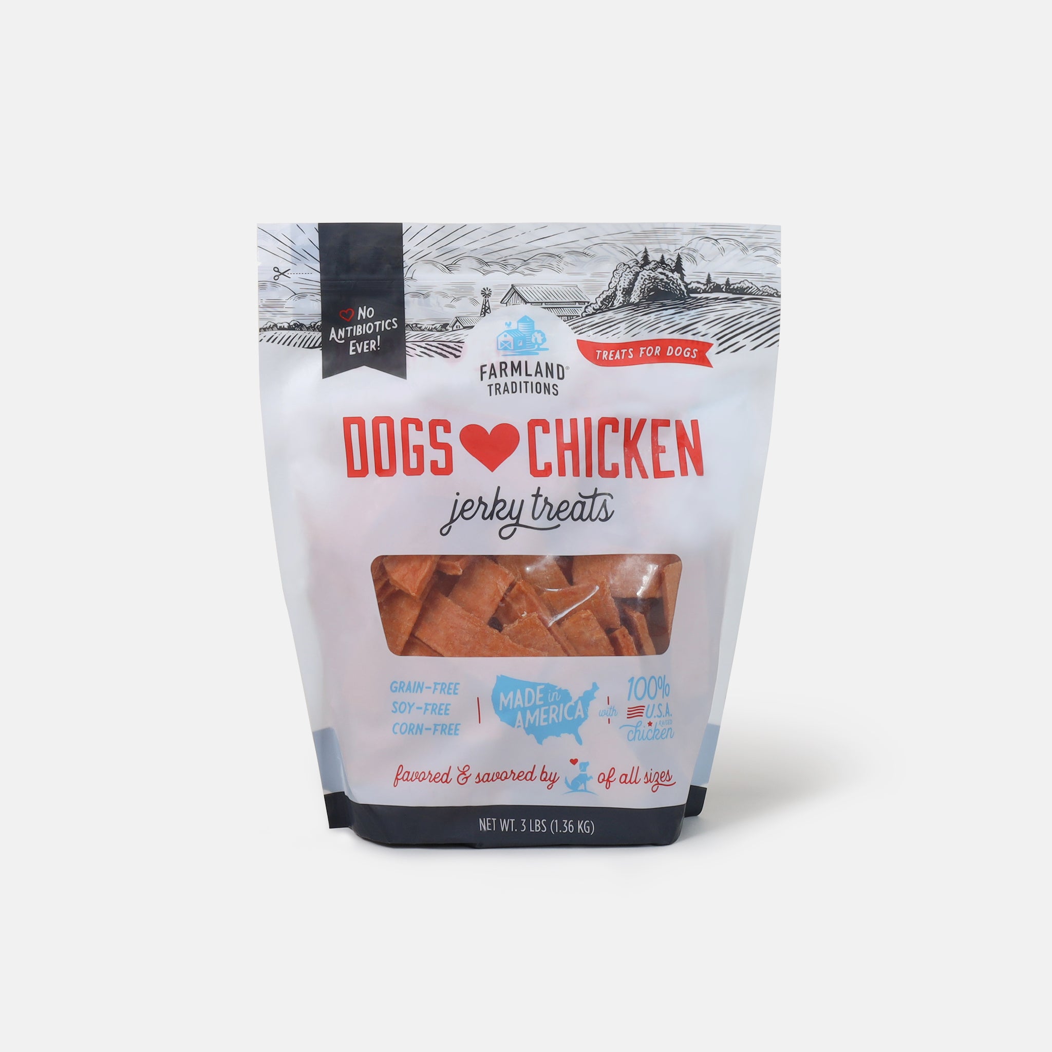 Chicken Jerky Dog Treats, 3lbs