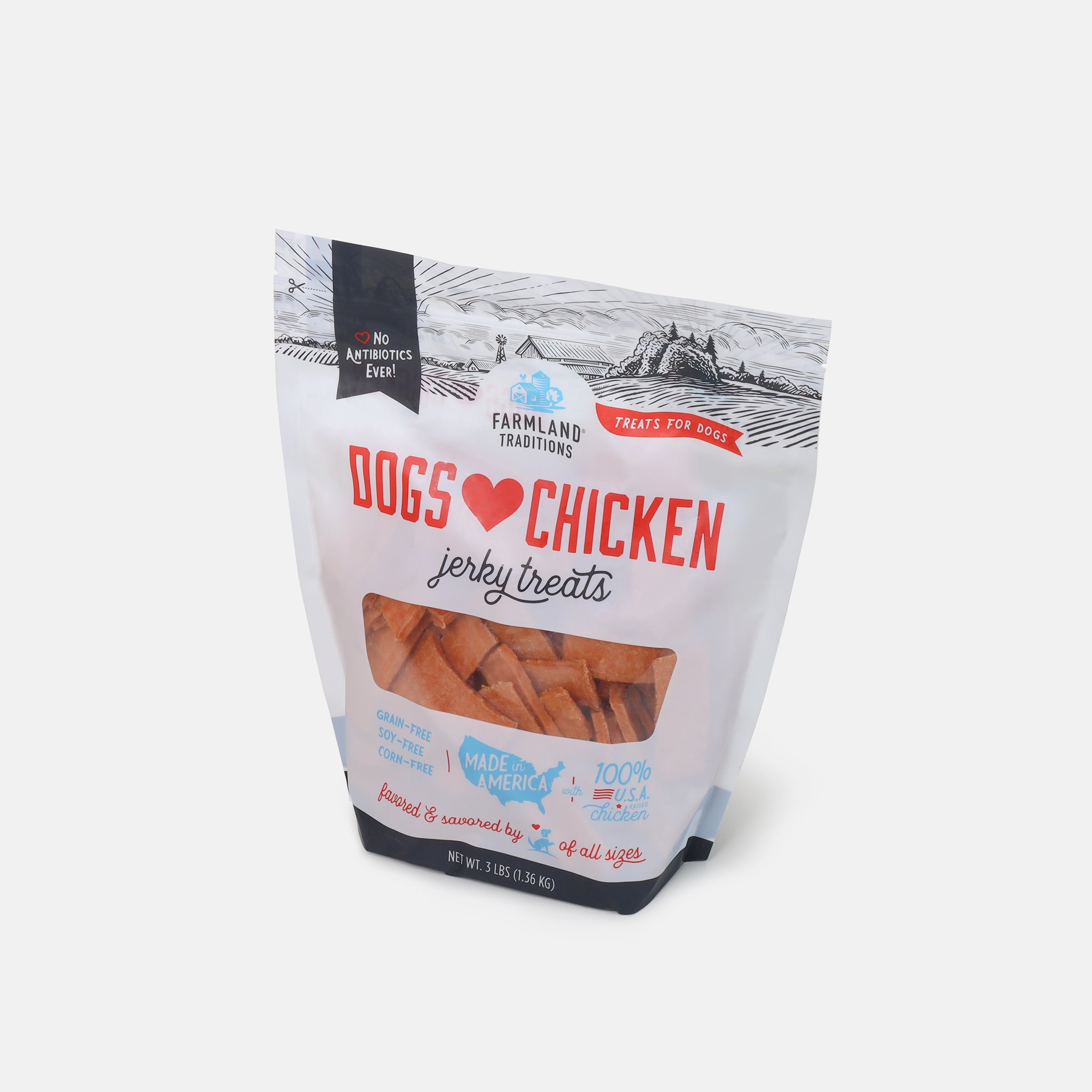 Chicken Jerky Dog Treats, 3lbs