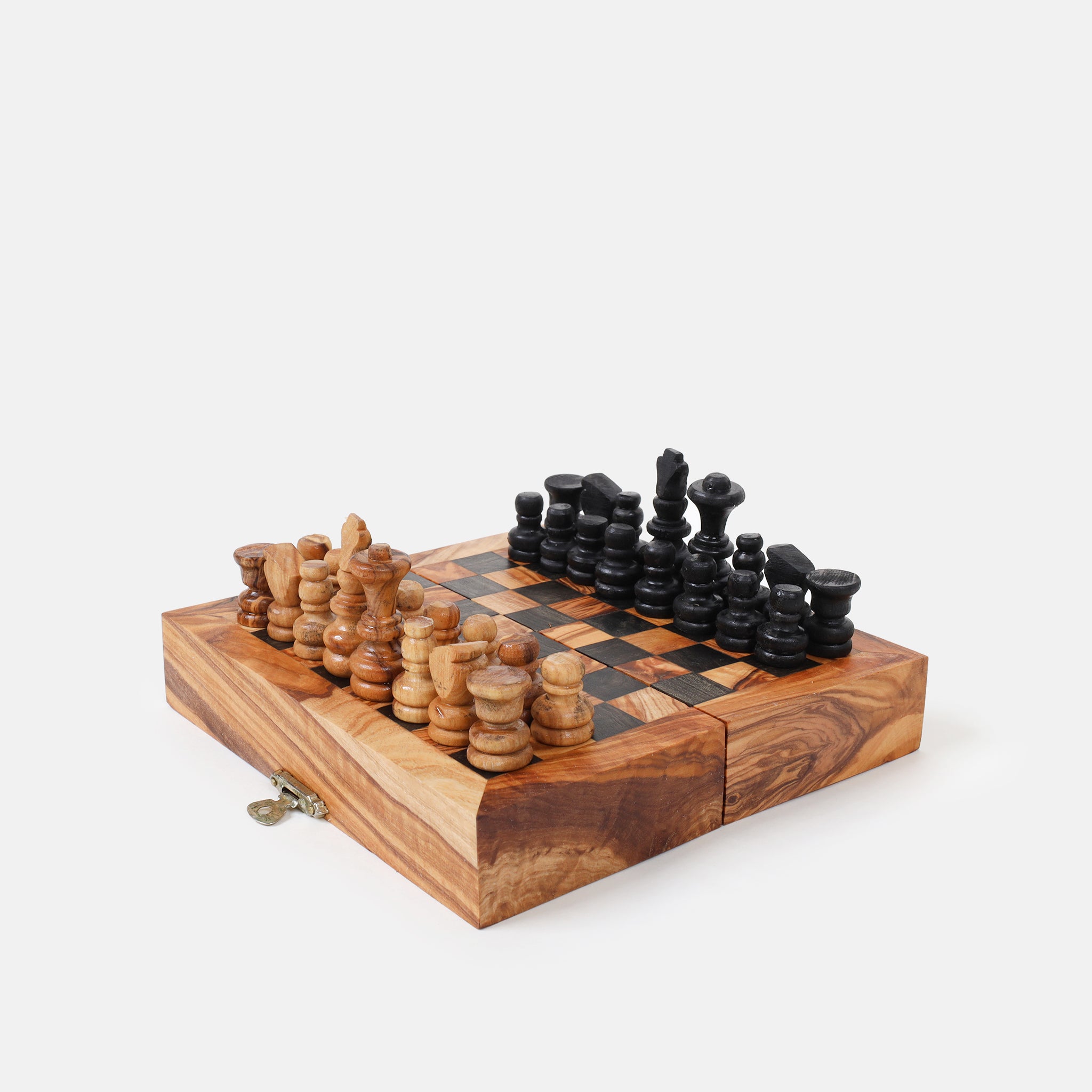 Folding Chess Set with Storage