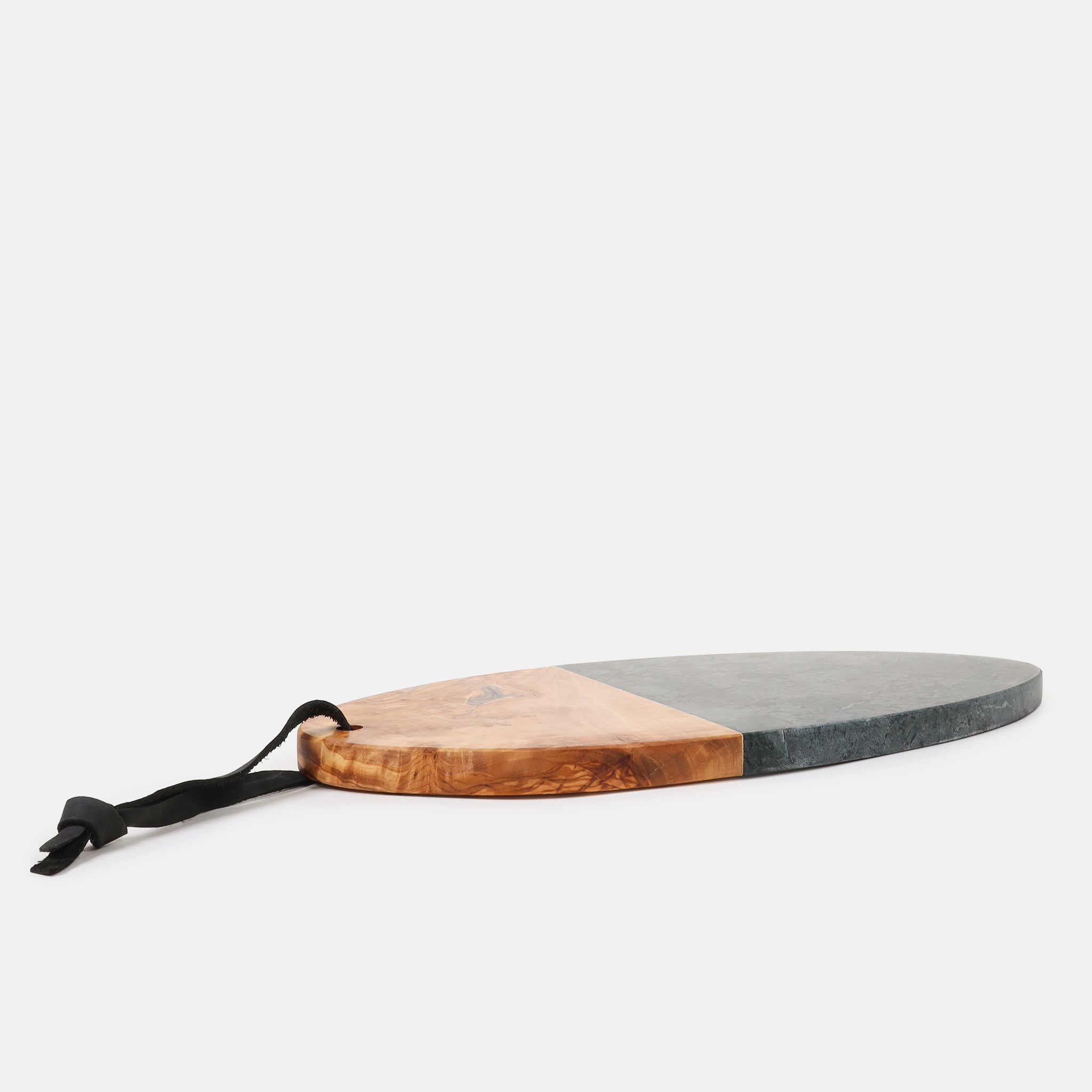 Olive Wood & Marble Cheeseboard