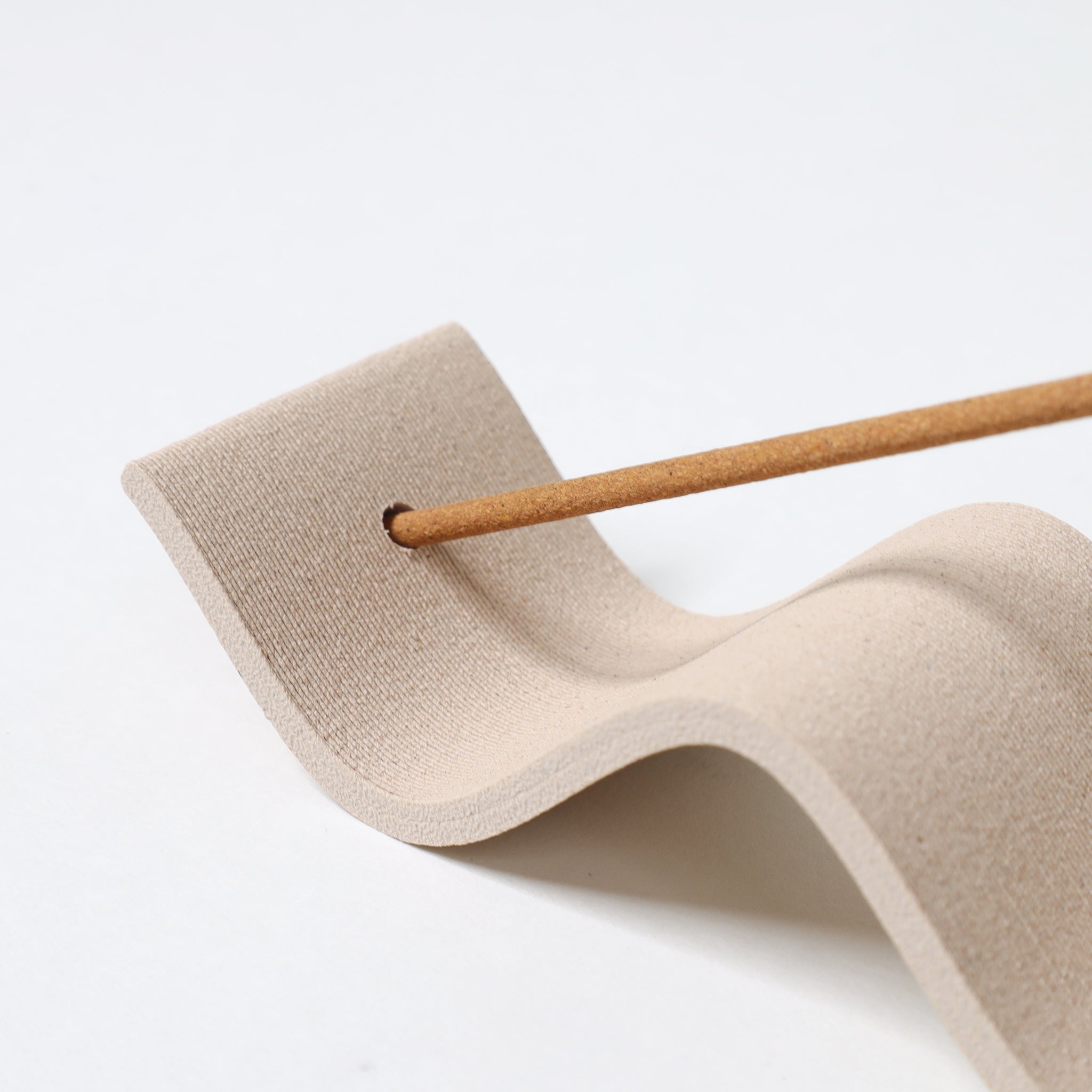 White Birch Curly Incense Holder