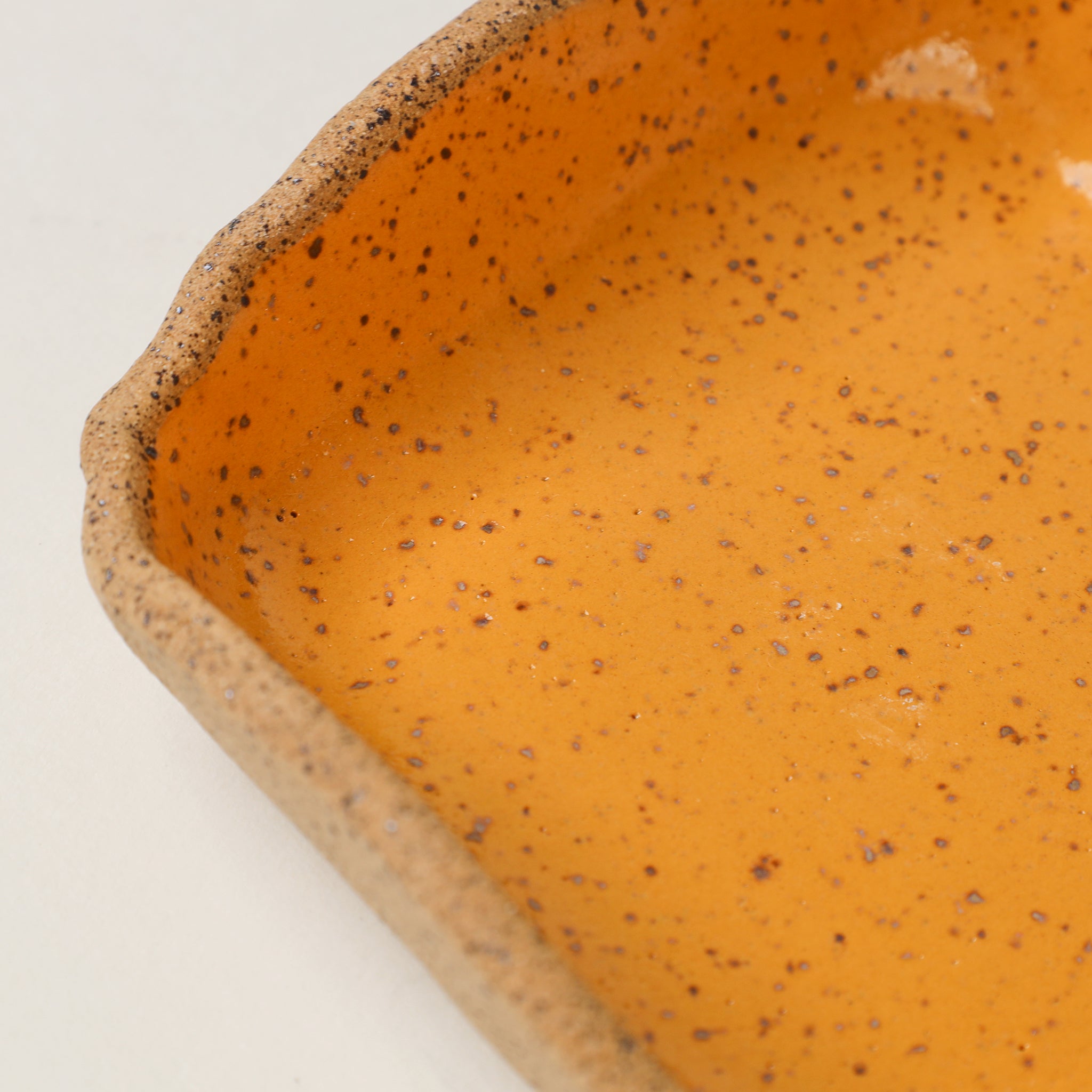 Mustard Ceramic Oil Dipper