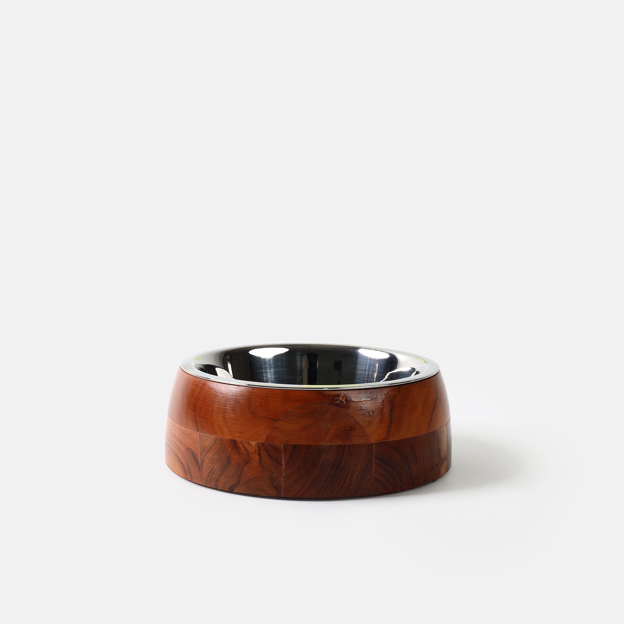 Wooden Dome Dog Bowl