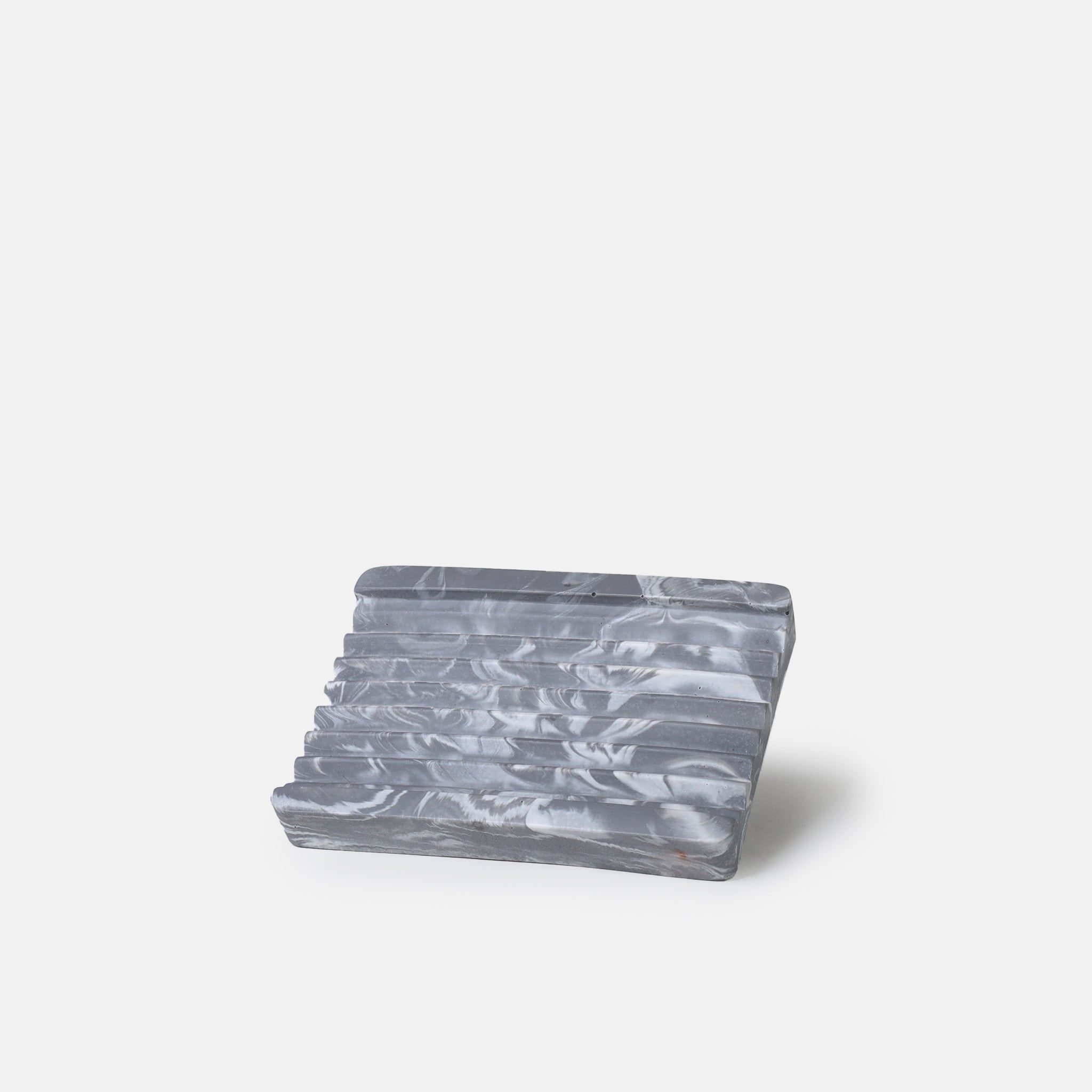 Grey Marbled Soap Holder